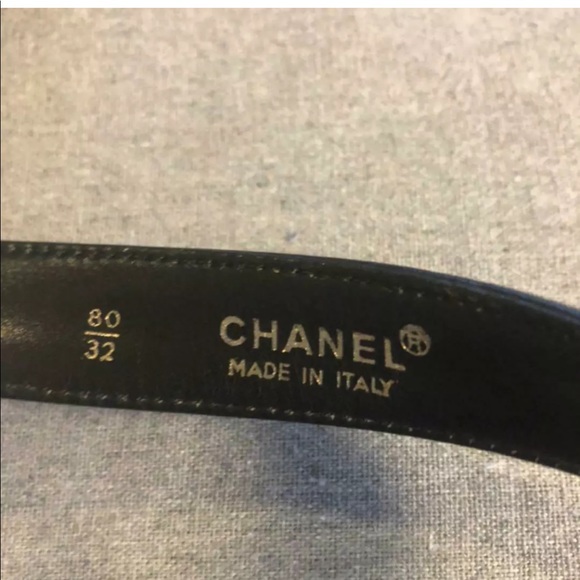 Chanel belt vintage GUC black - Picture 3 of 6